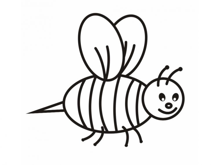 free coloring pages bees