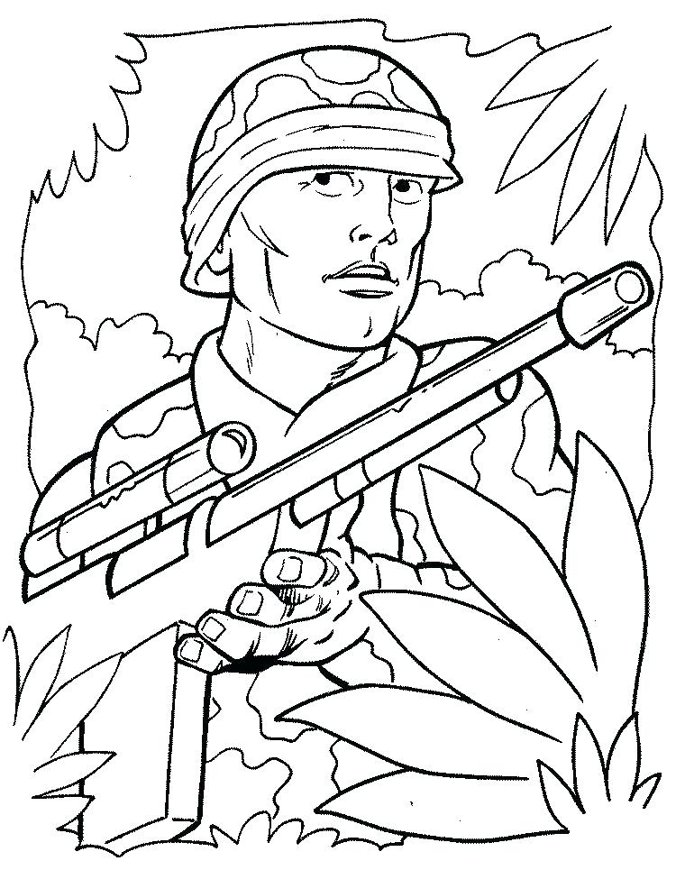 army guy coloring page