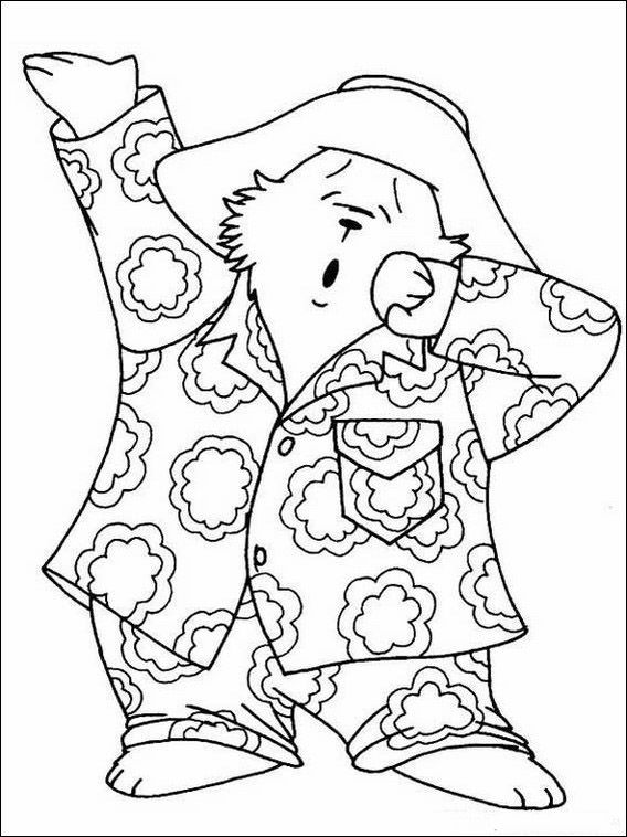 paddington coloring pages