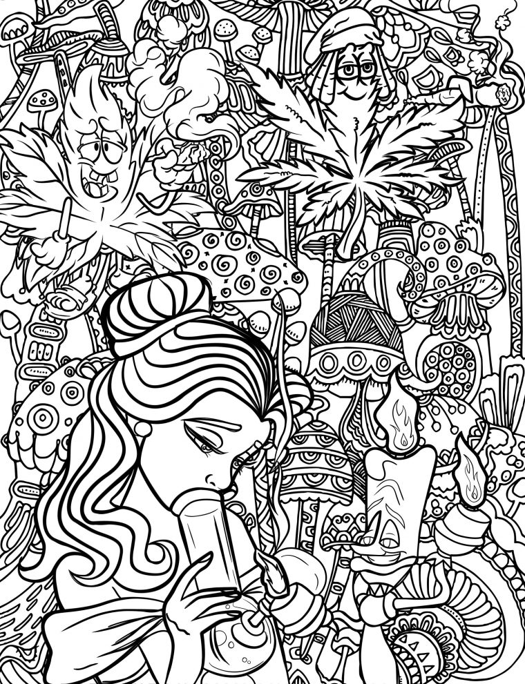 stoner coloring pages to print