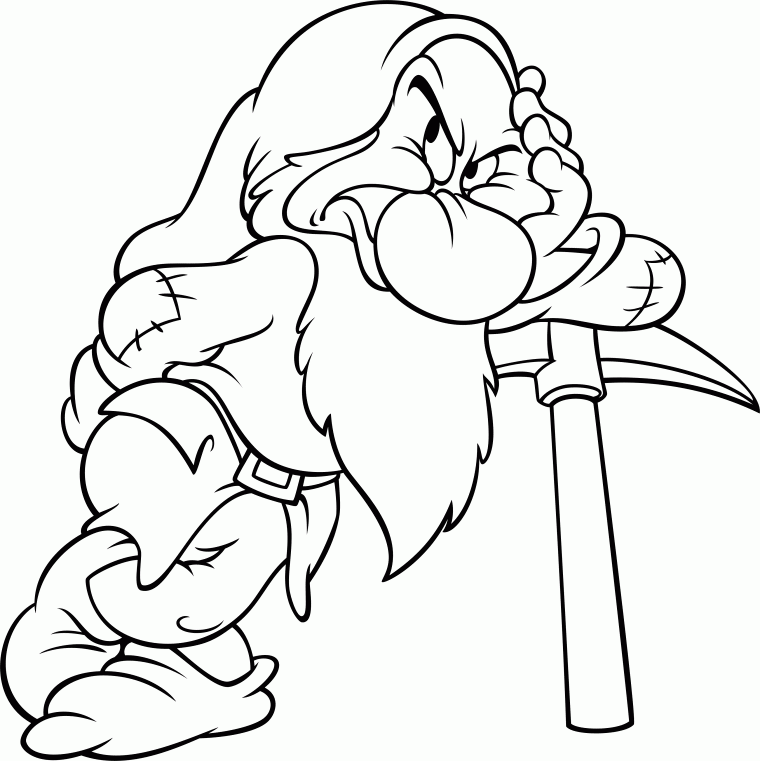 free gnome coloring pages