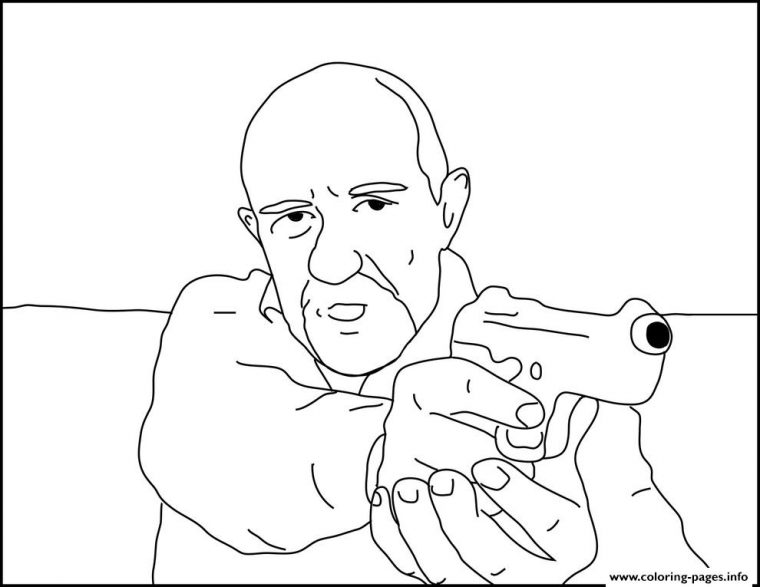 breaking bad coloring pages