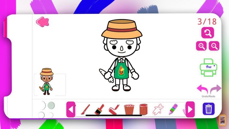 toca coloring pages