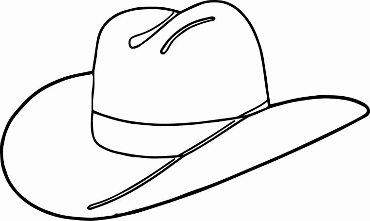 cowboy hat coloring pages
