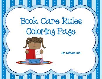 book care coloring page