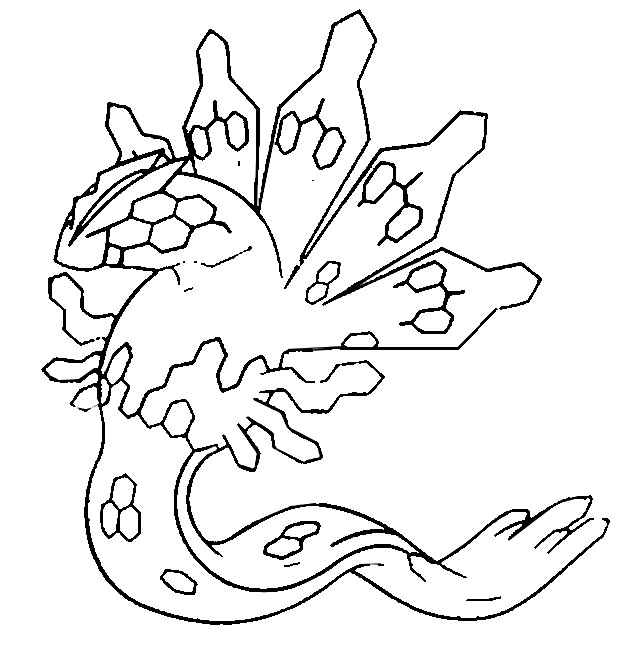 zygarde coloring page