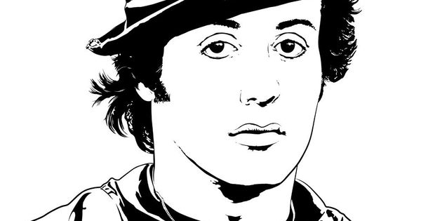 rocky balboa coloring page