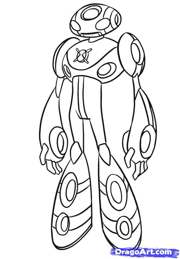 cartoon network ben 10 coloring pages