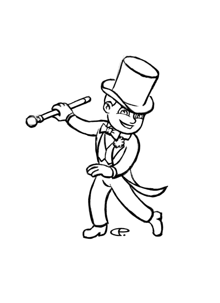 tap dance coloring pages