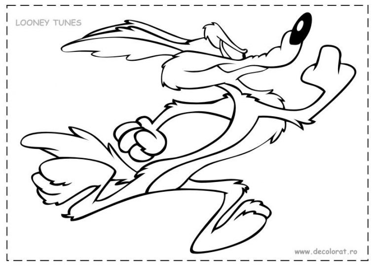 road runner coloring pages