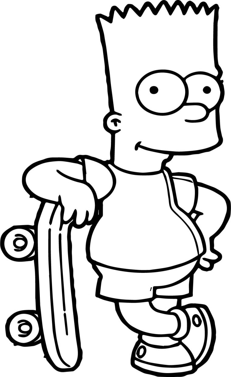 coloring pages simpsons