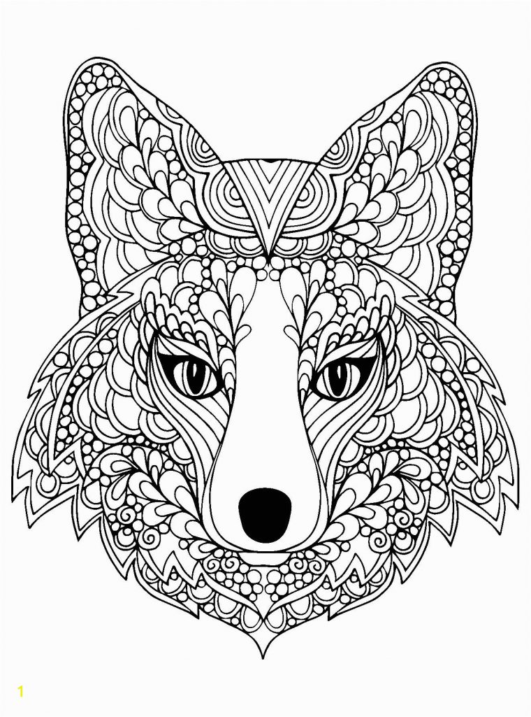artic fox coloring pages