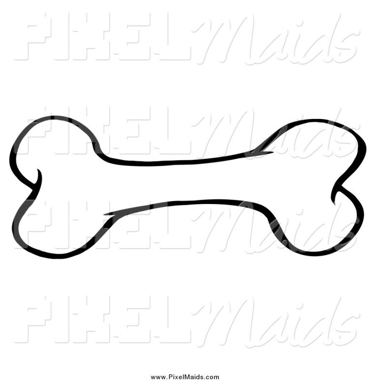 bone coloring page