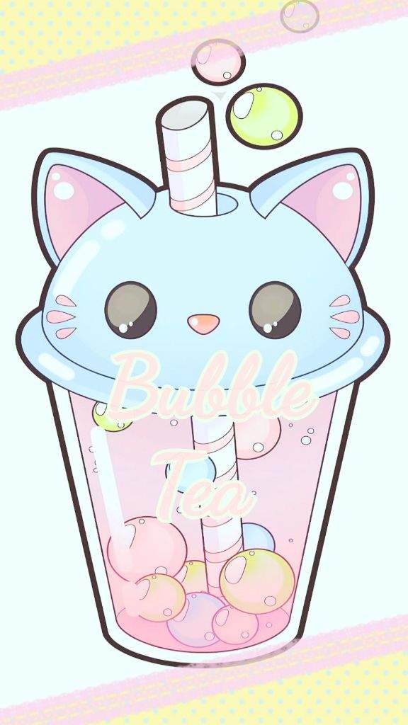 kawaii boba coloring pages