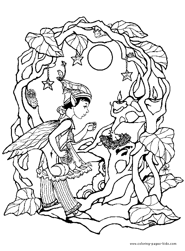 elf coloring pages for adults