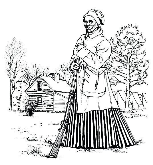 harriet tubman coloring pages