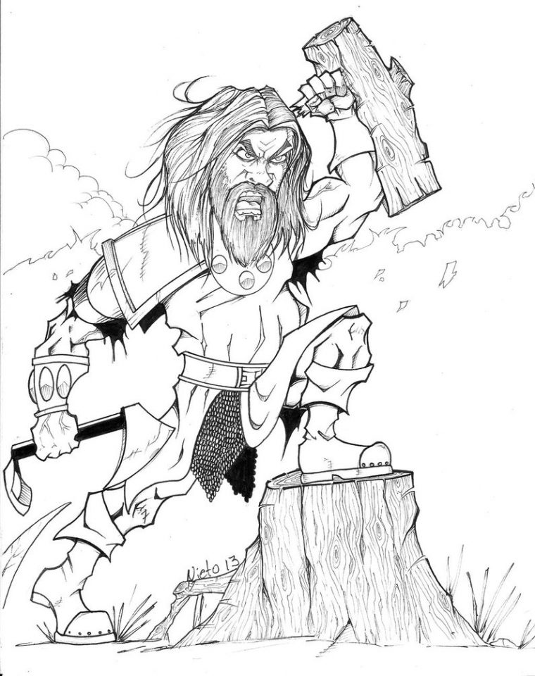 the hobbit coloring pages