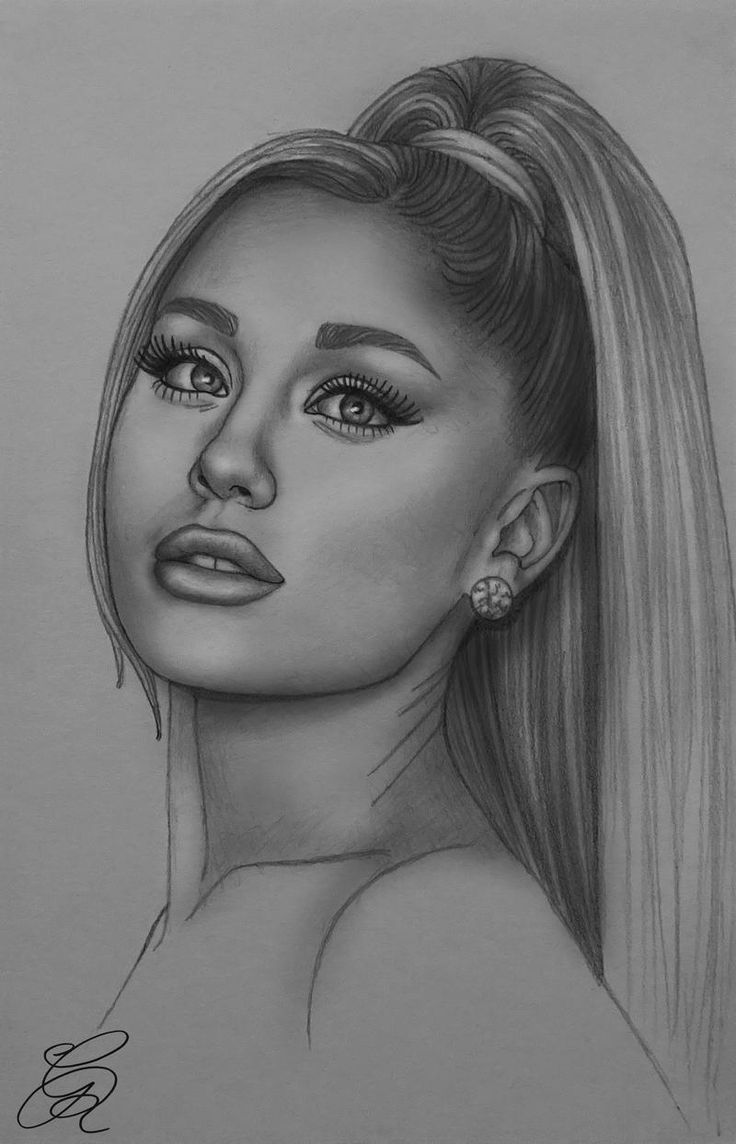realistic ariana grande coloring pages