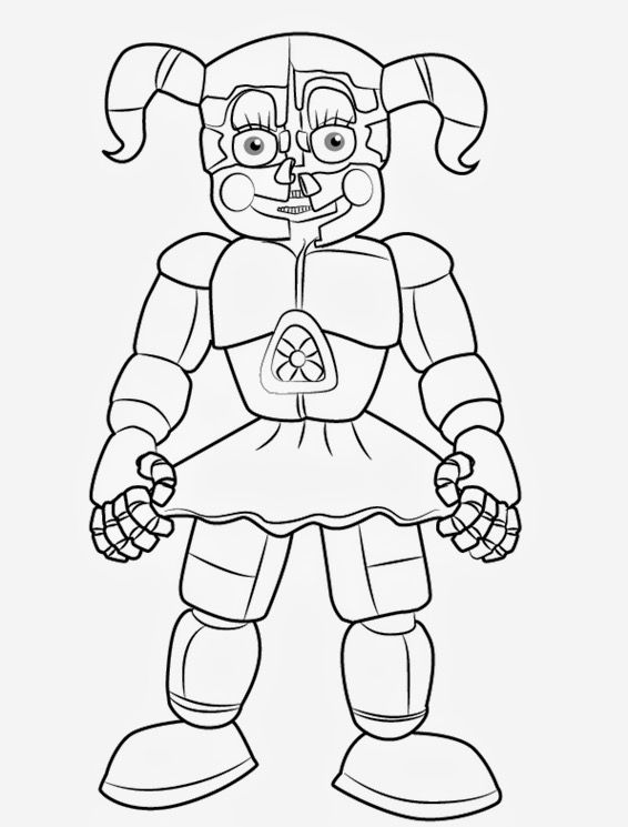 lolbit coloring pages