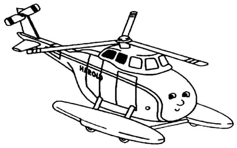 coloring pages of helicopter