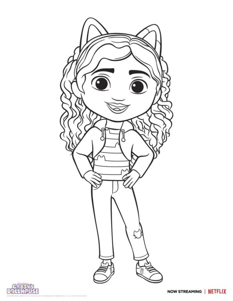 pandy gabby’s dollhouse coloring pages