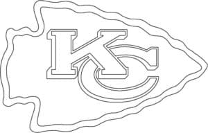 chiefs logo coloring page