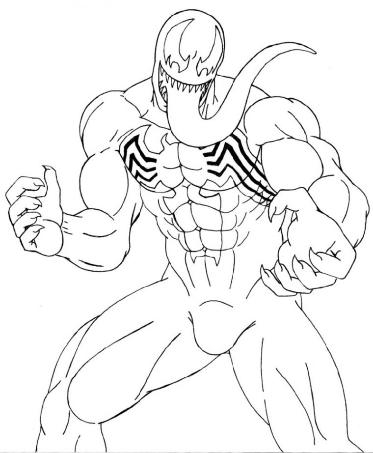 venom carnage coloring pages