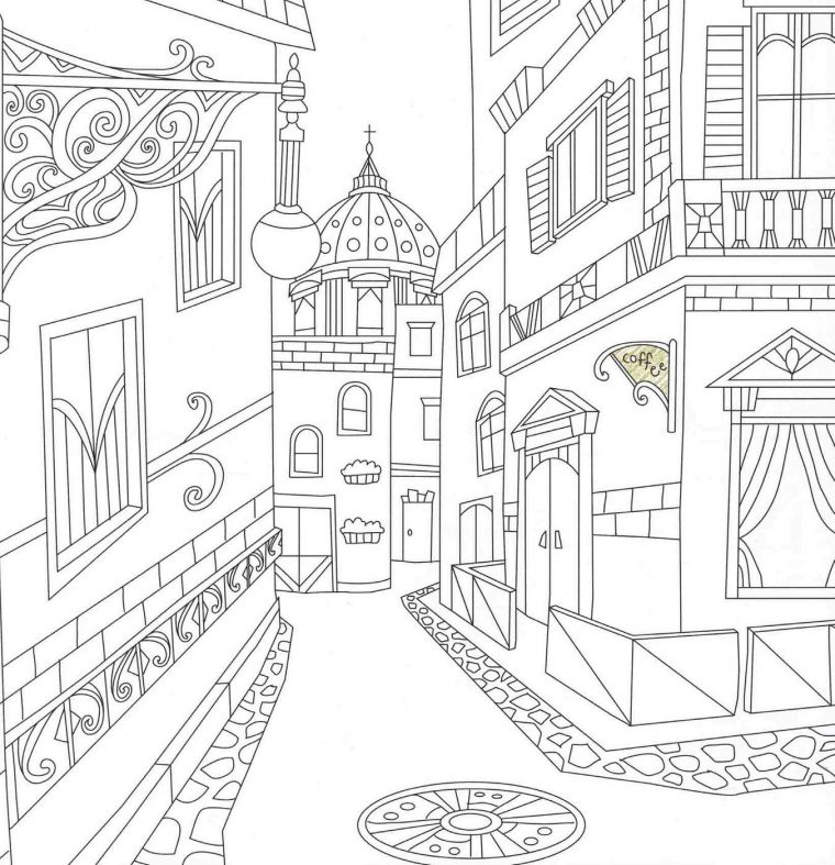 italy coloring page