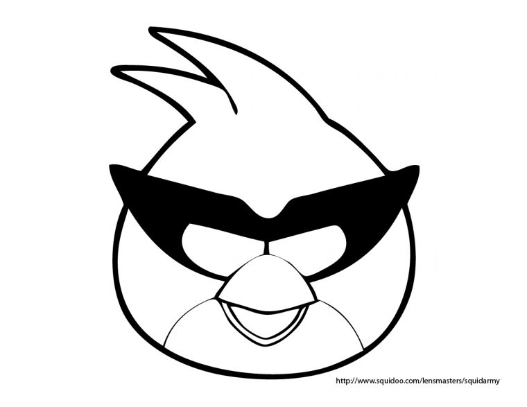 angry birds in space coloring pages