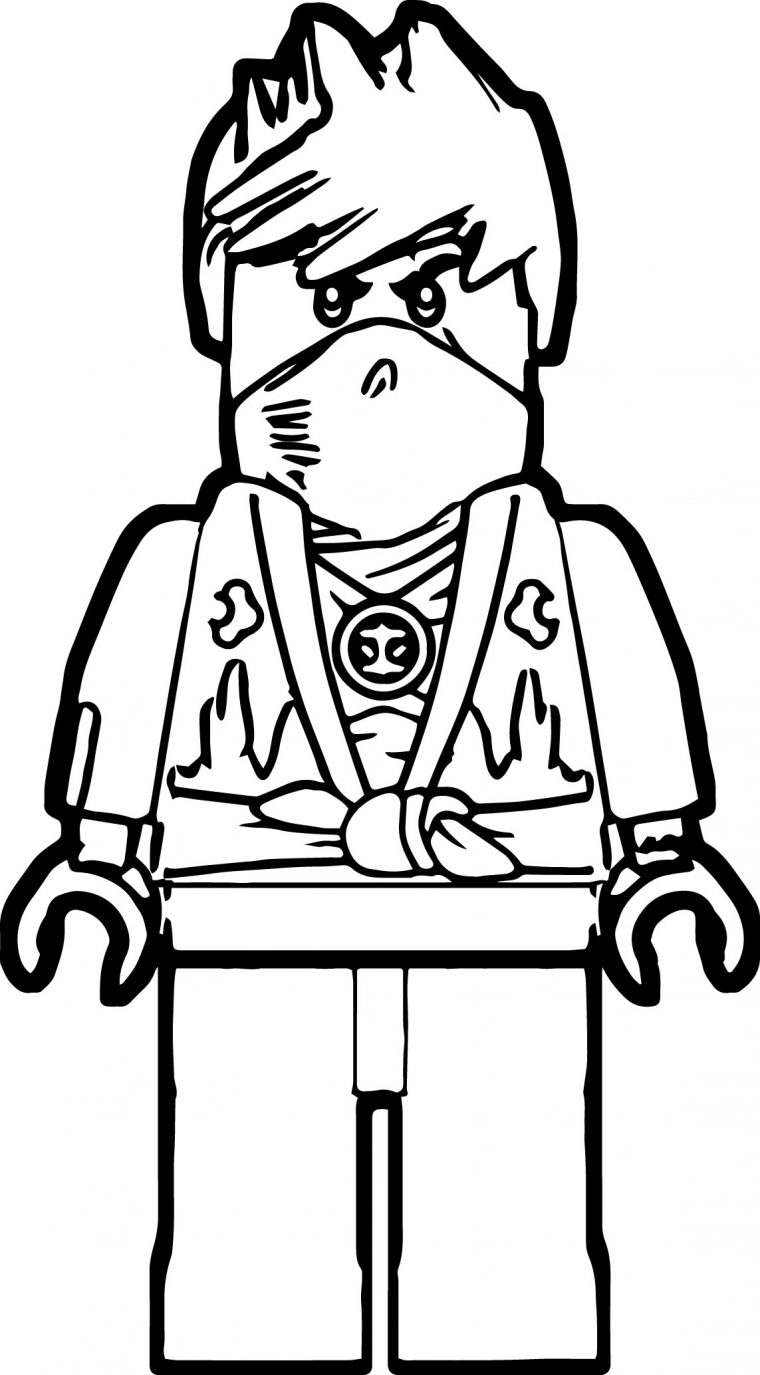 ninjago kai coloring page