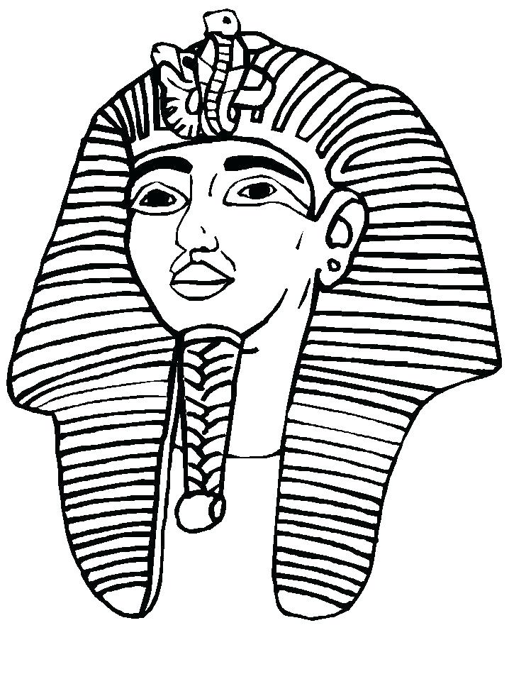 printable king tut coloring pages