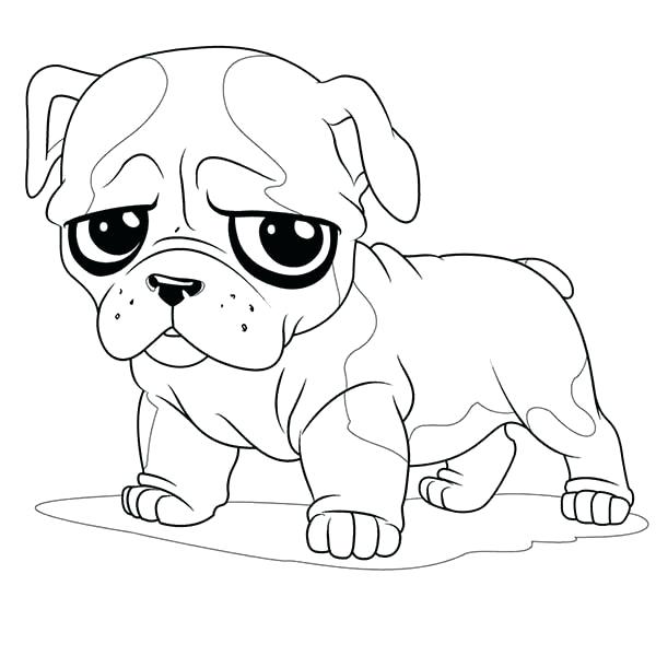 pug printable coloring pages