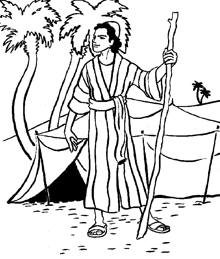 bible joseph coloring pages