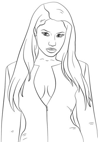 nicki minaj coloring page