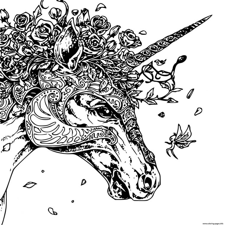 unicorn mandala coloring pages