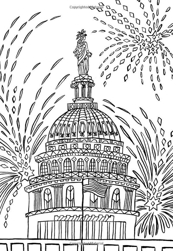 washington dc coloring pages