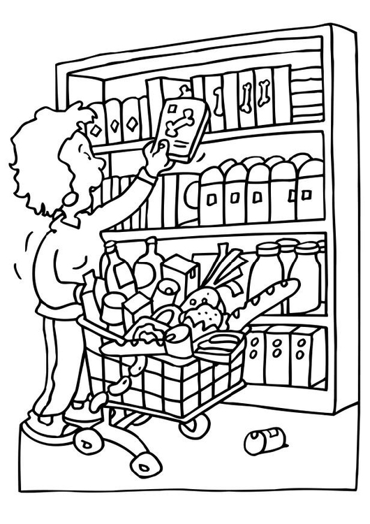 store coloring pages