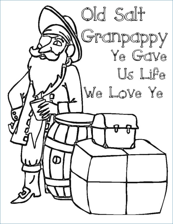 grandpa coloring pages