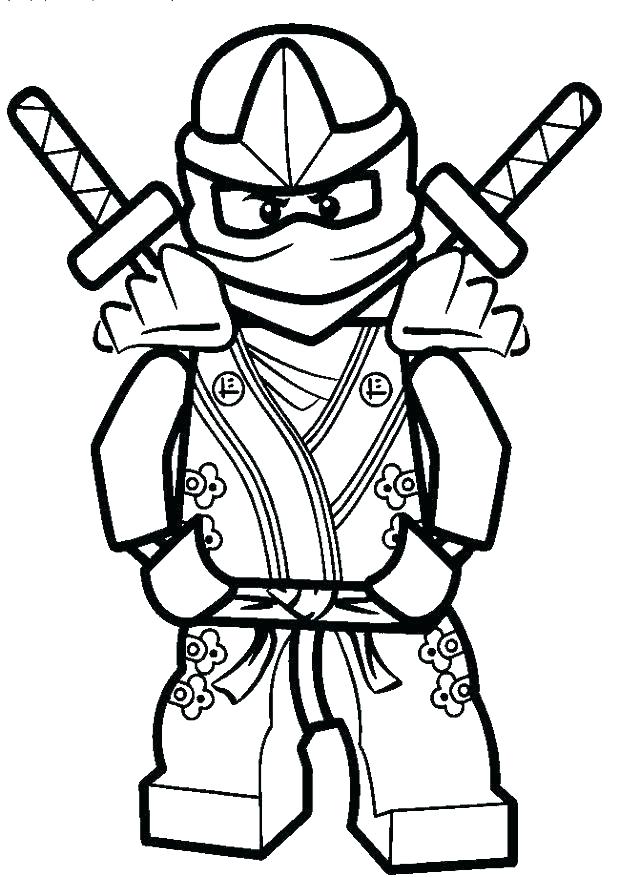 ninjago coloring pages kai