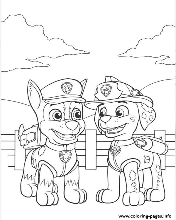paw patrol cat pack coloring pages
