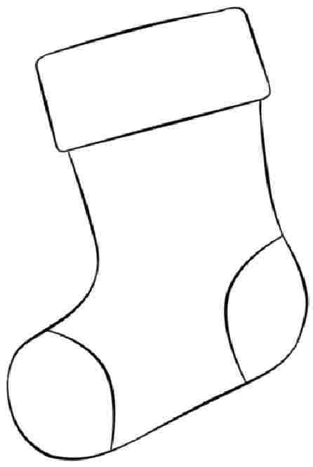 coloring pages stocking