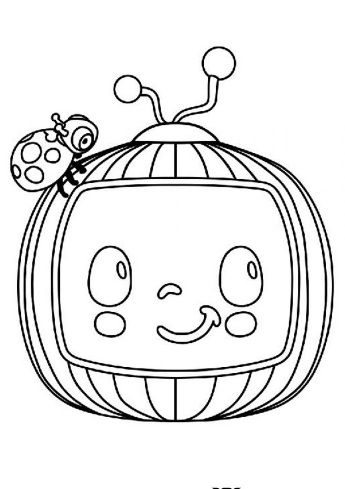 jj cocomelon coloring page