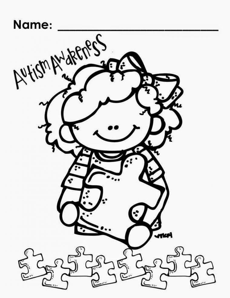 autism awareness month coloring pages