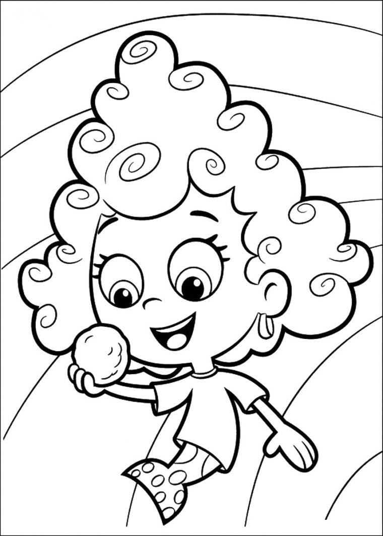 bubble guppy coloring pages