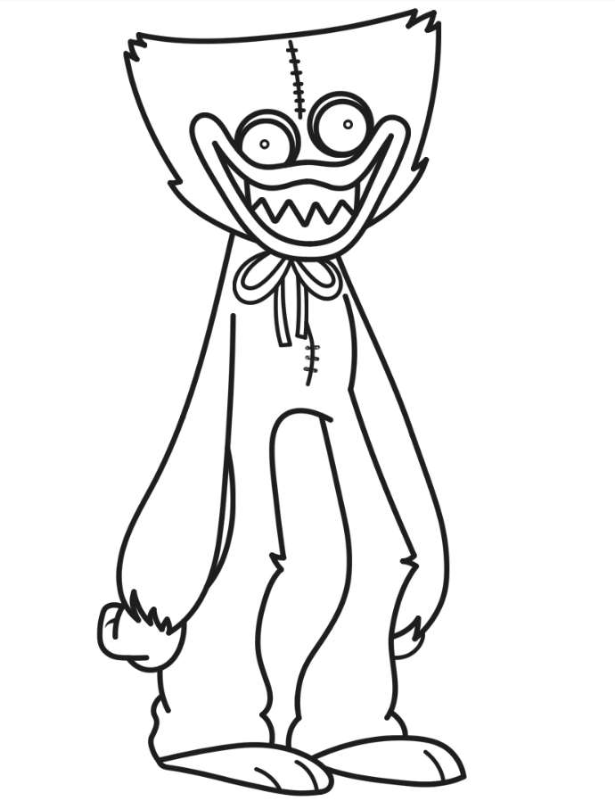 free huggy wuggy coloring pages