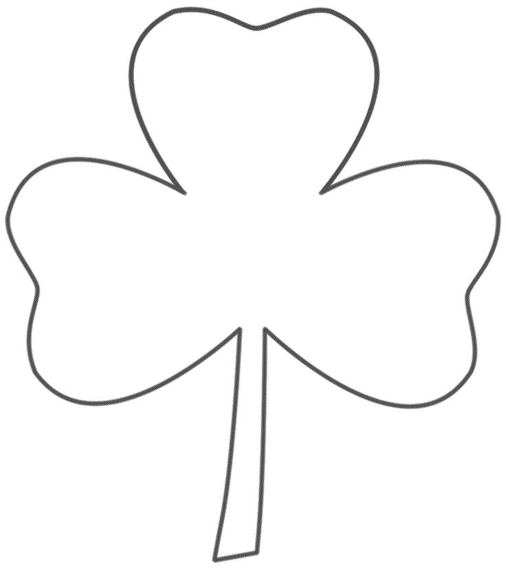 clover coloring pages