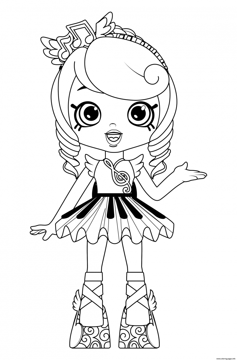 shoppie coloring pages