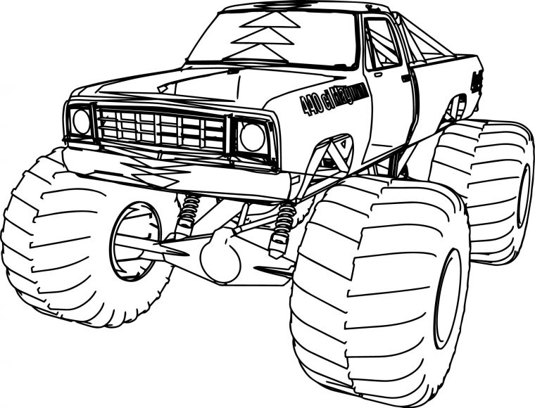 ram truck coloring pages