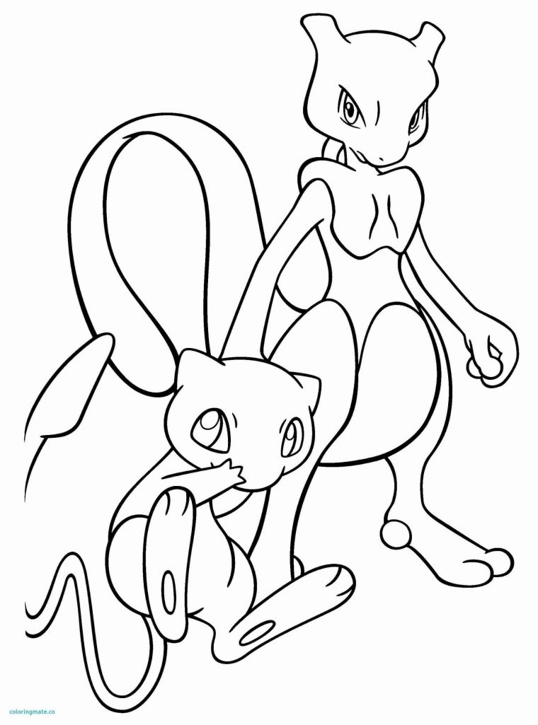 mega mewtwo coloring page