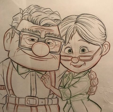 carl and ellie coloring pages
